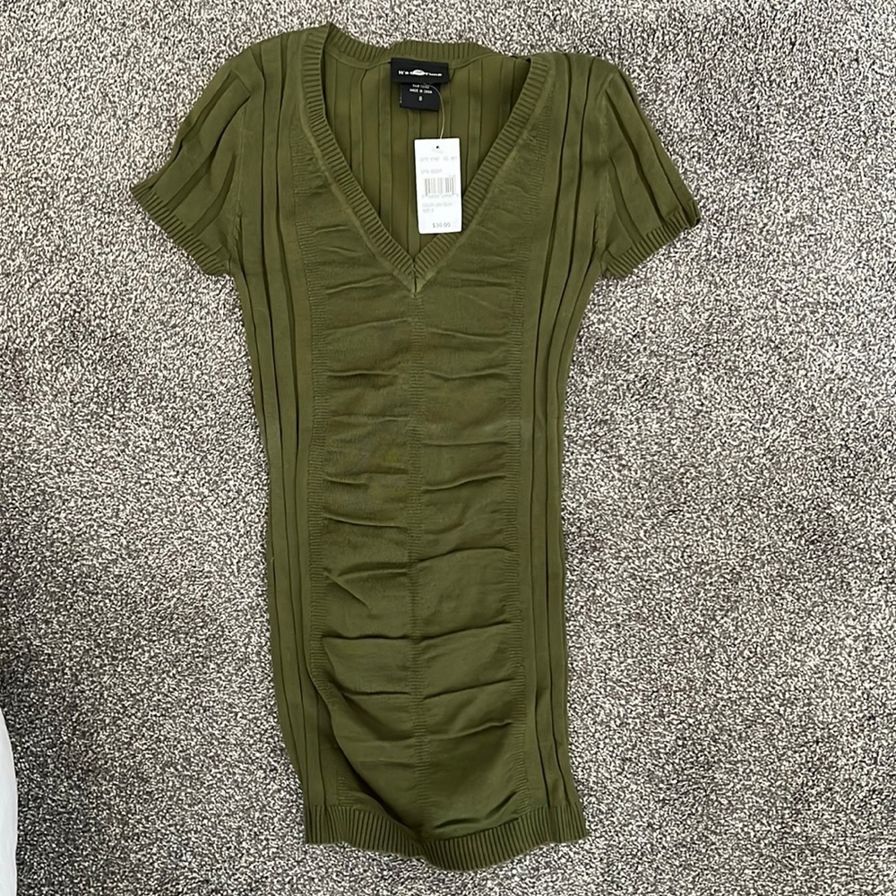 Olive green top